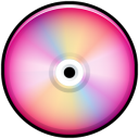 CD Colored Pink Icon 128x128 png